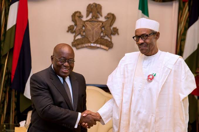 Buhari meets President Akufo-Addo at Aso Villa over closure of Nigerian shops in Ghana