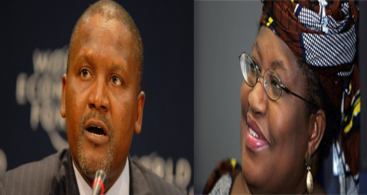WTO DG: Dangote endorses Okonjo-Iweala