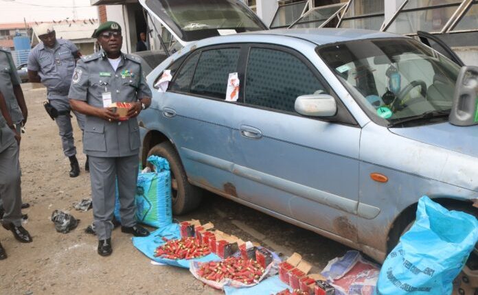 Nigeria Customs intercepts live cartridges