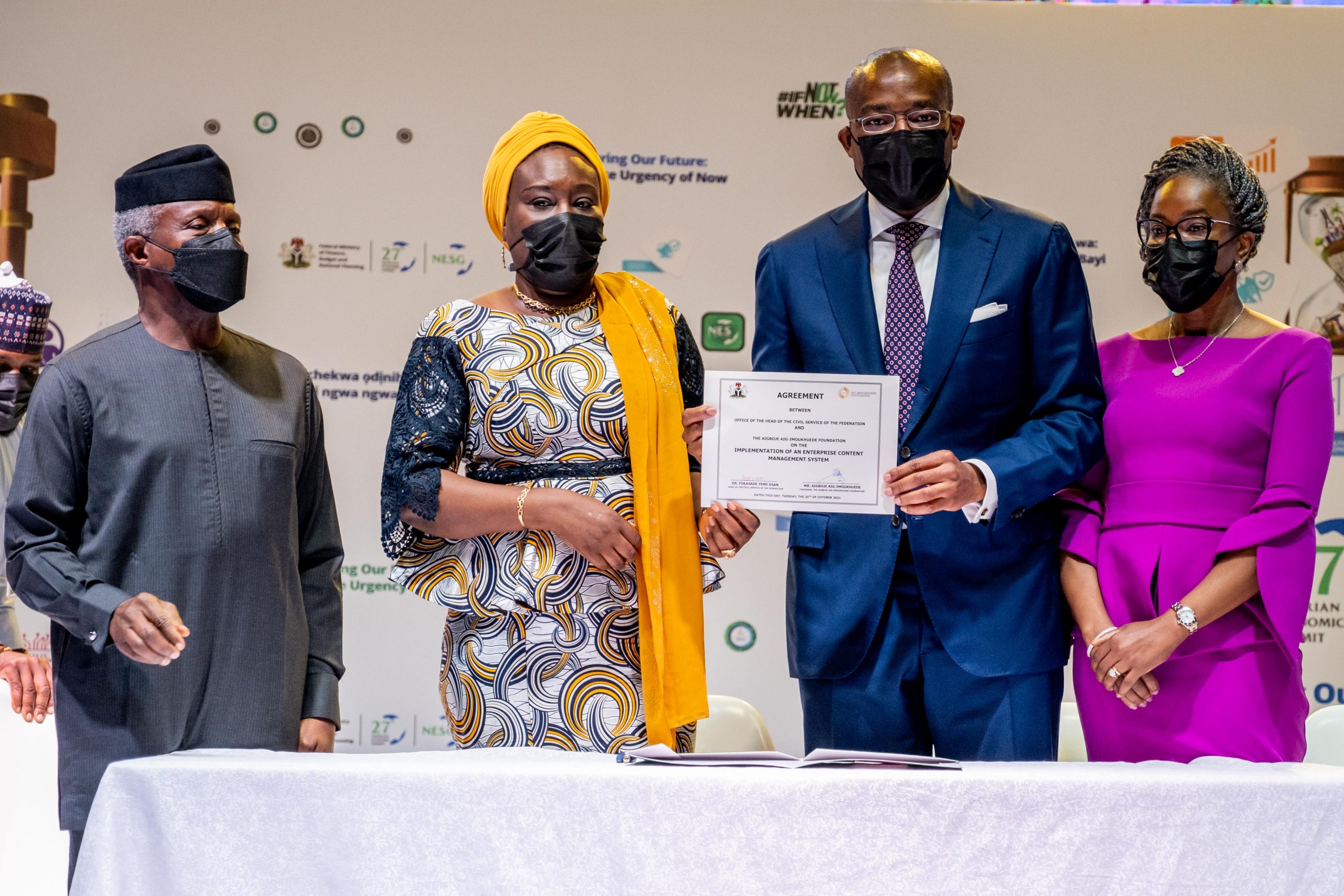 Federal Civil Service partners Aig-Imoukhuede Foundation for digitalisation