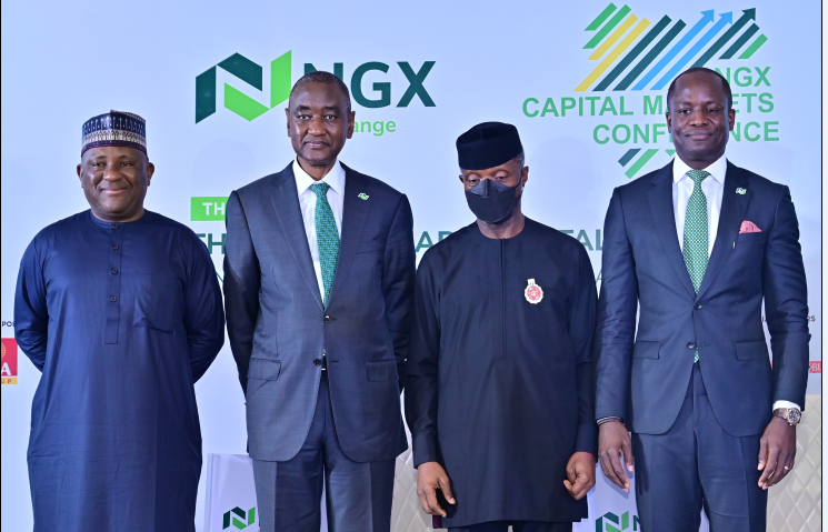 Vice-President Osinbajo urges NGX to reduce excessive risk premium through collaborations