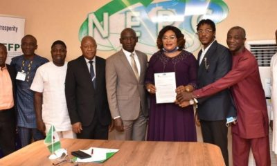 NEPC presents DEW license to AMES-Edo Inland Dry Port