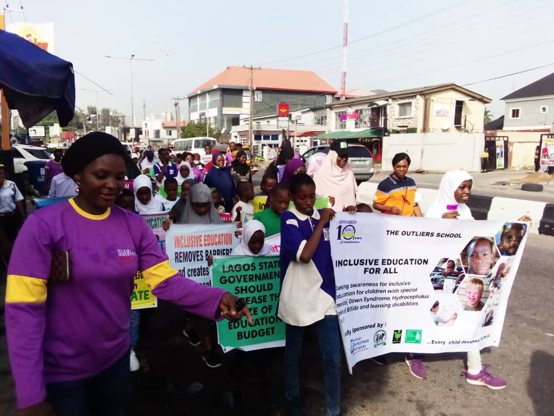 School stages advocacy walk for inclusive education