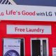 LG laundry: Alleviating the burden of daily cloth pile-up