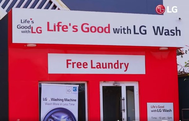 LG laundry: Alleviating the burden of daily cloth pile-up