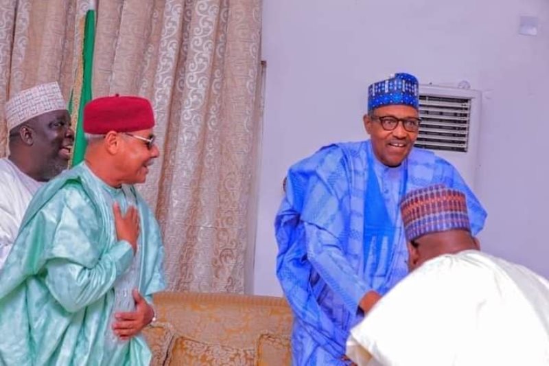 Moment Buhari, Shettima, others stormed Maiduguri for marriage of Gov. Zulum’s son